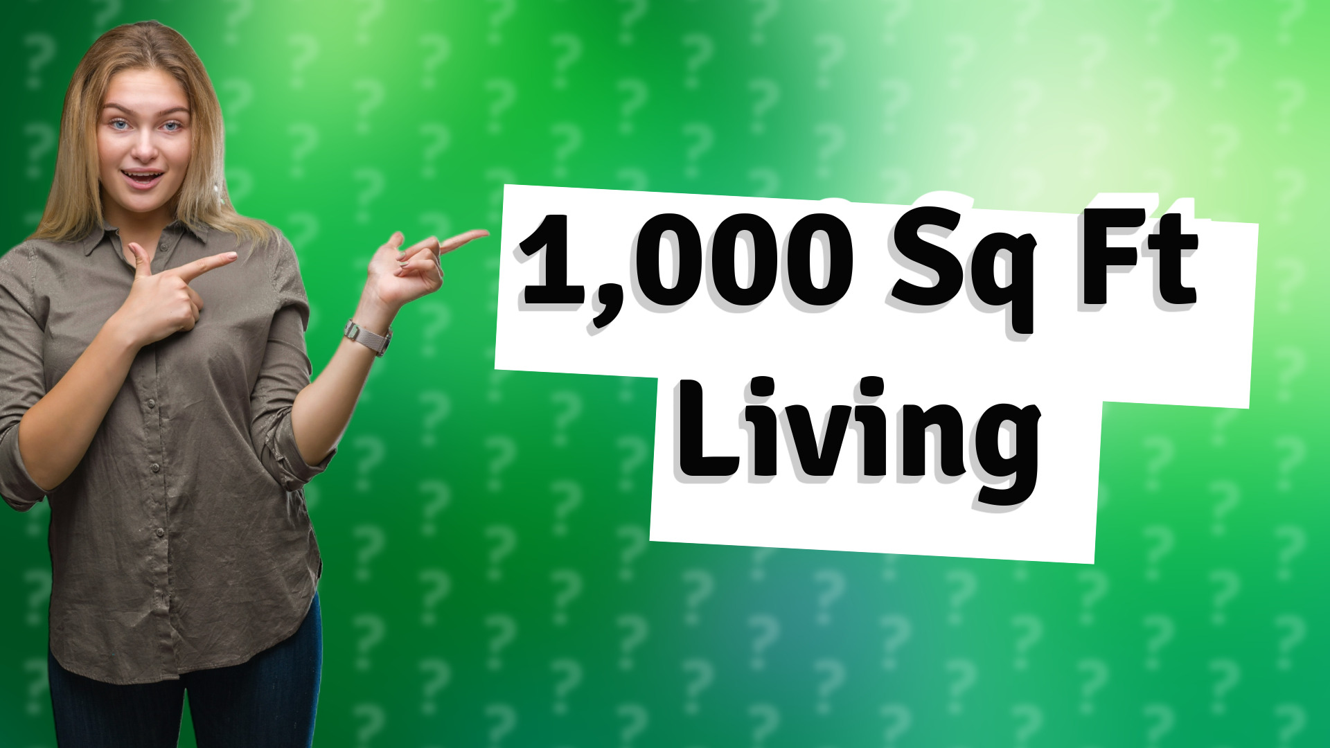 1,000 Sq Ft Living