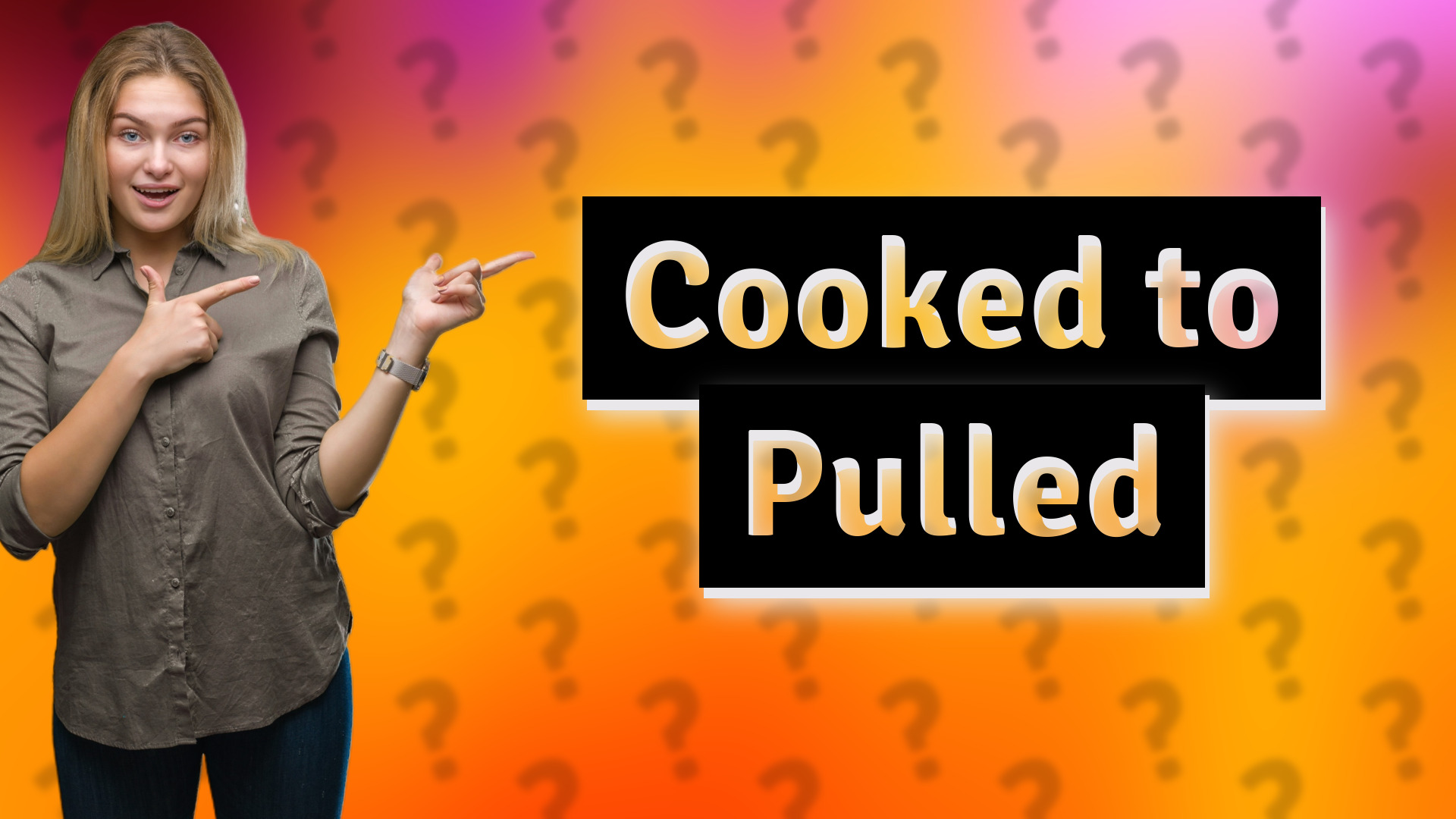 Cooked to Pulled