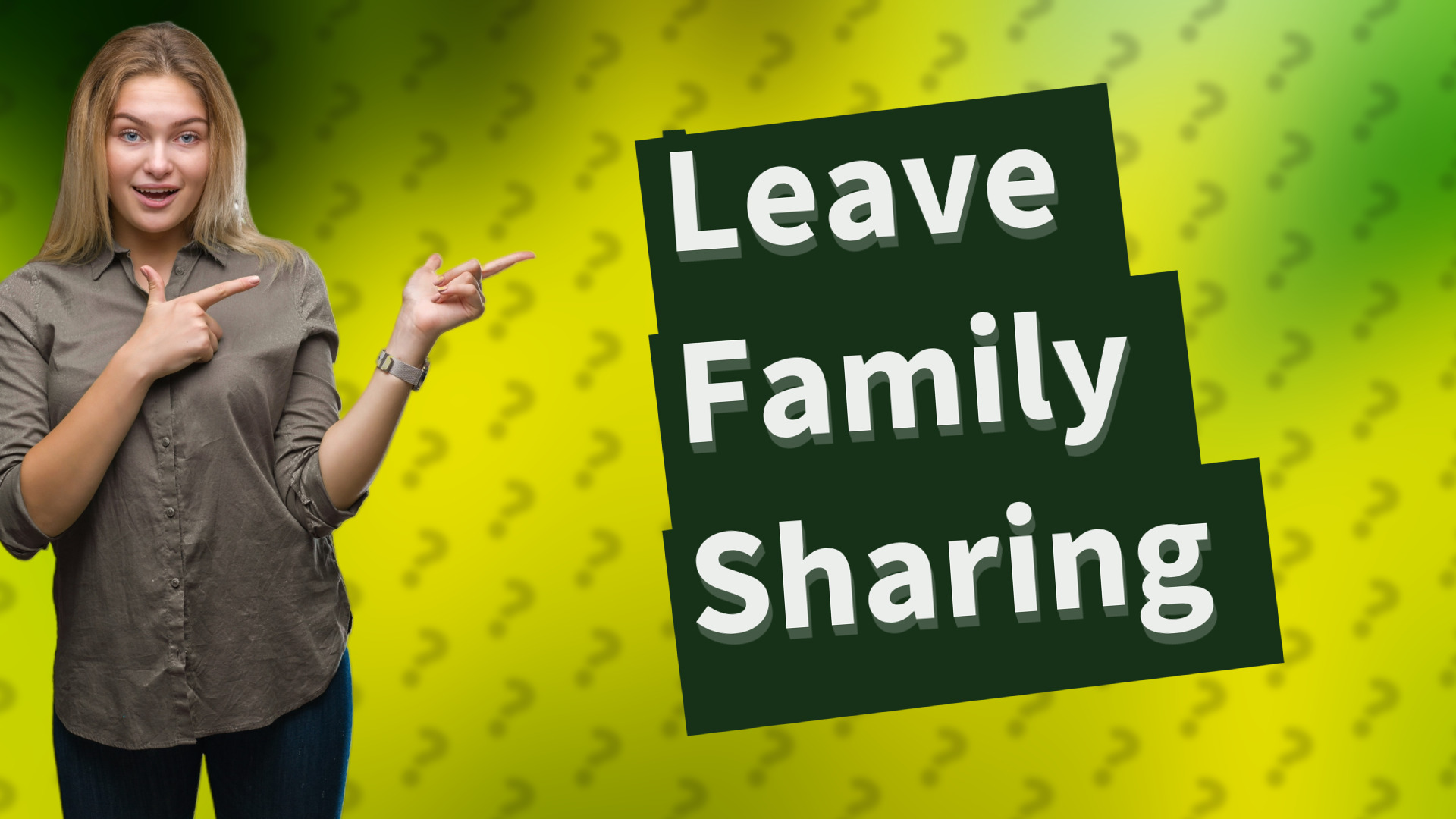 Leave Family Sharing