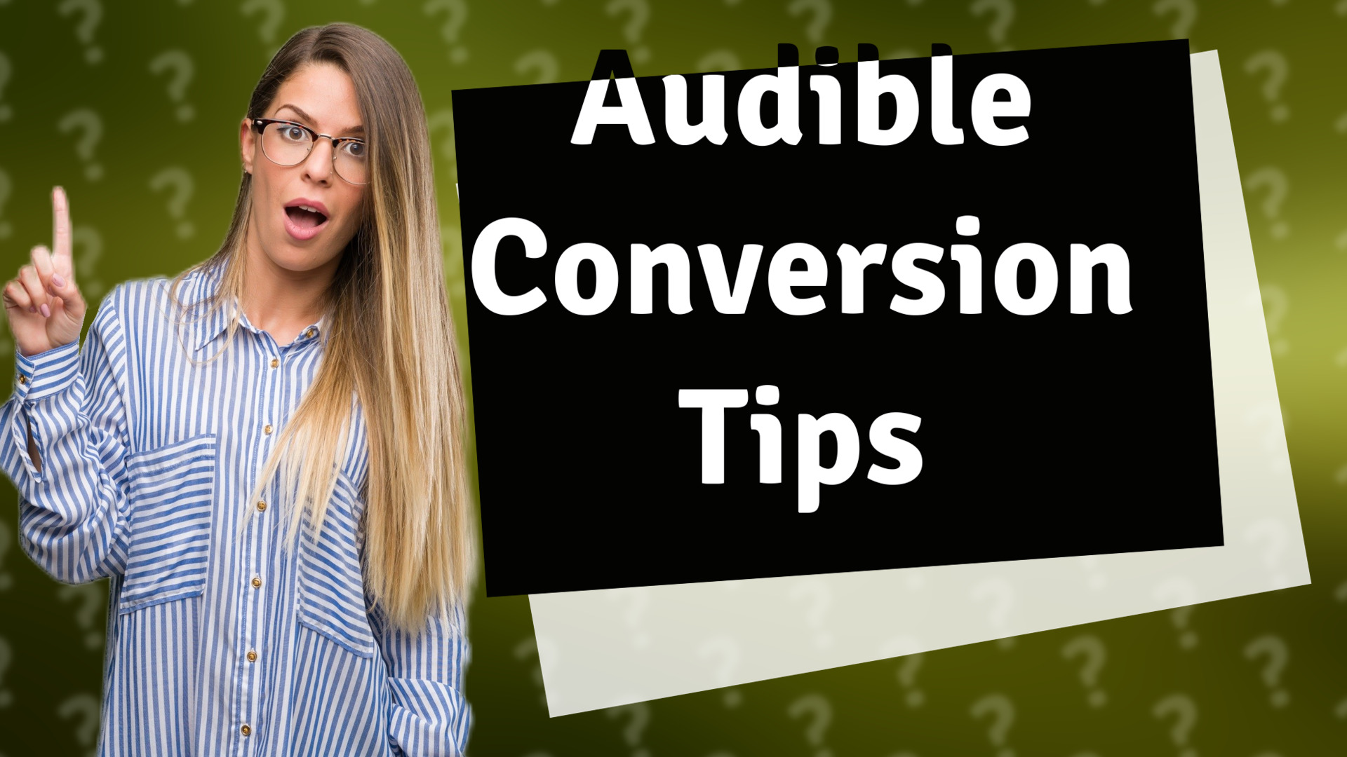 Audible Conversion Tips