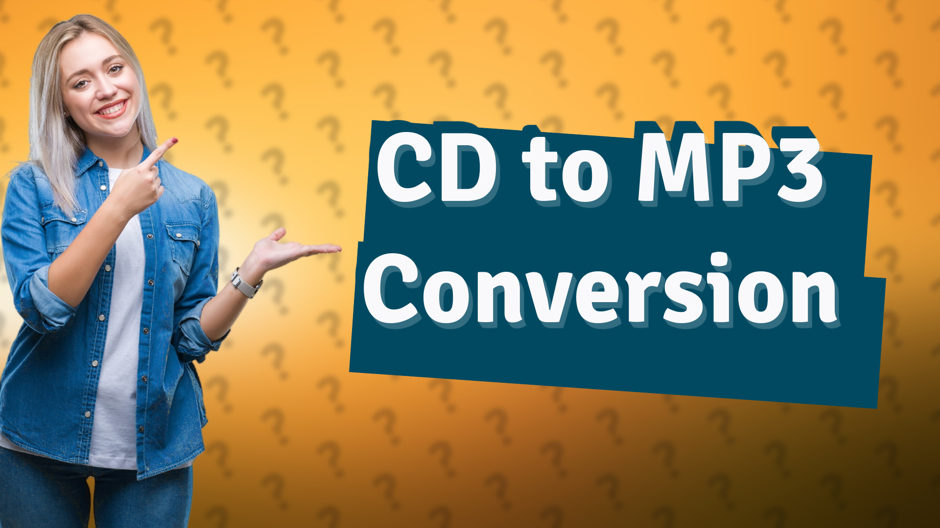 CD to MP3 Conversion