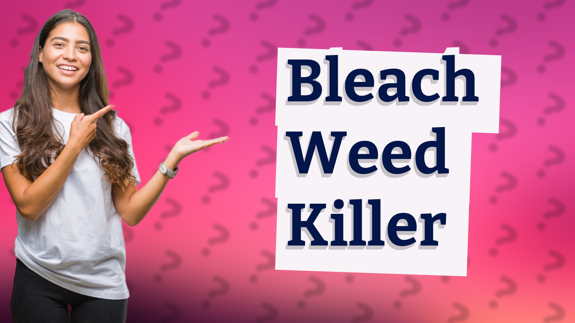 Bleach Weed Killer