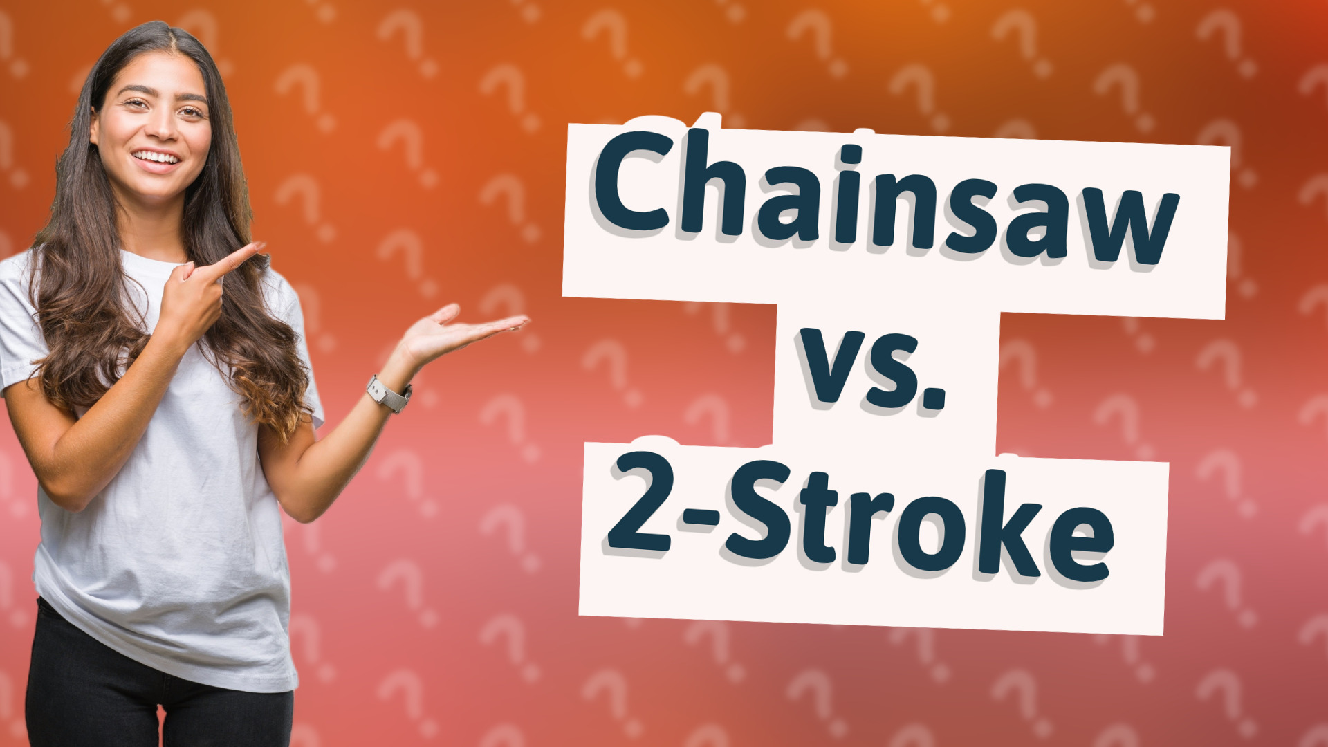 Chainsaw vs. 2-Stroke