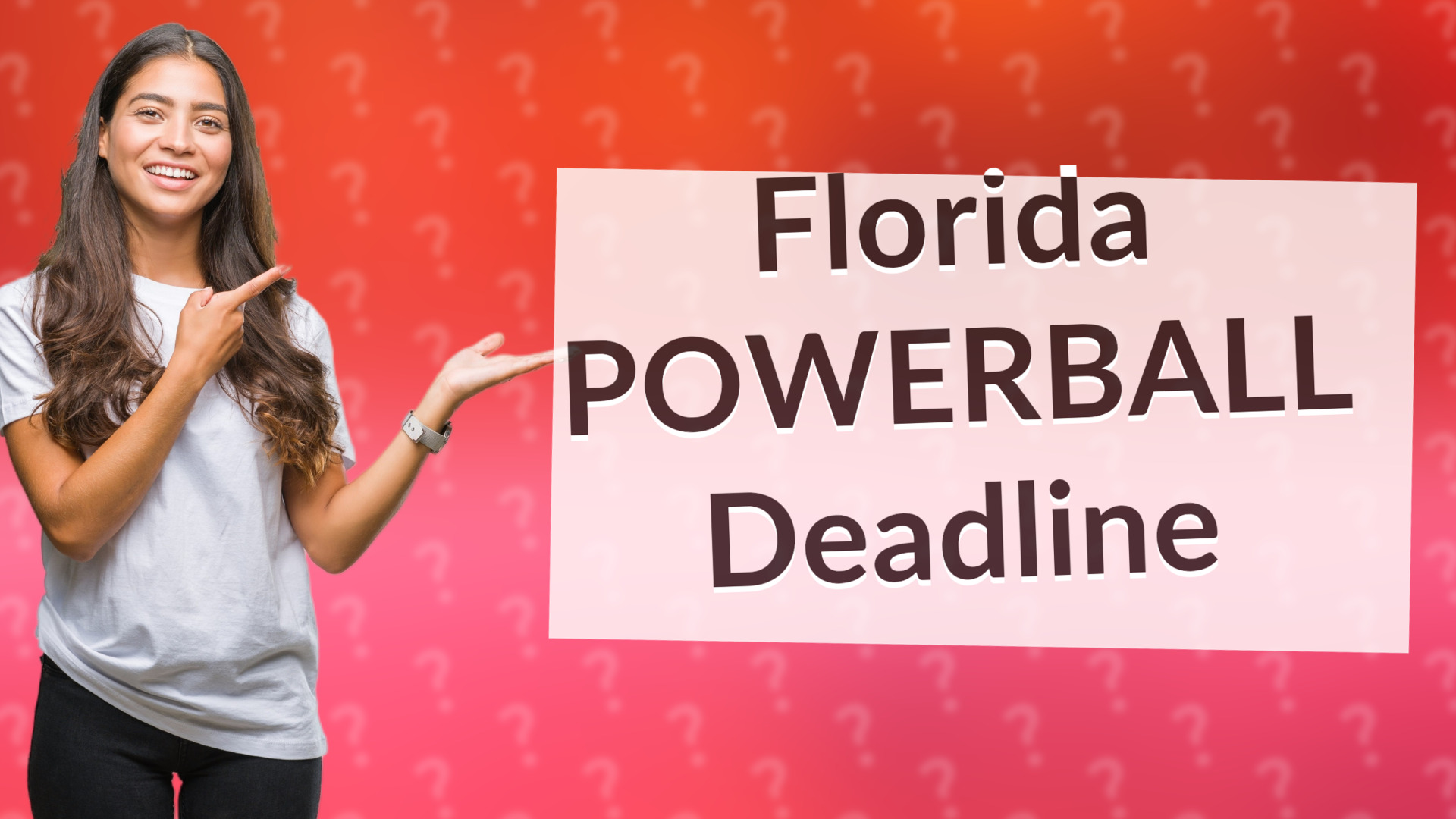 Florida POWERBALL Deadline