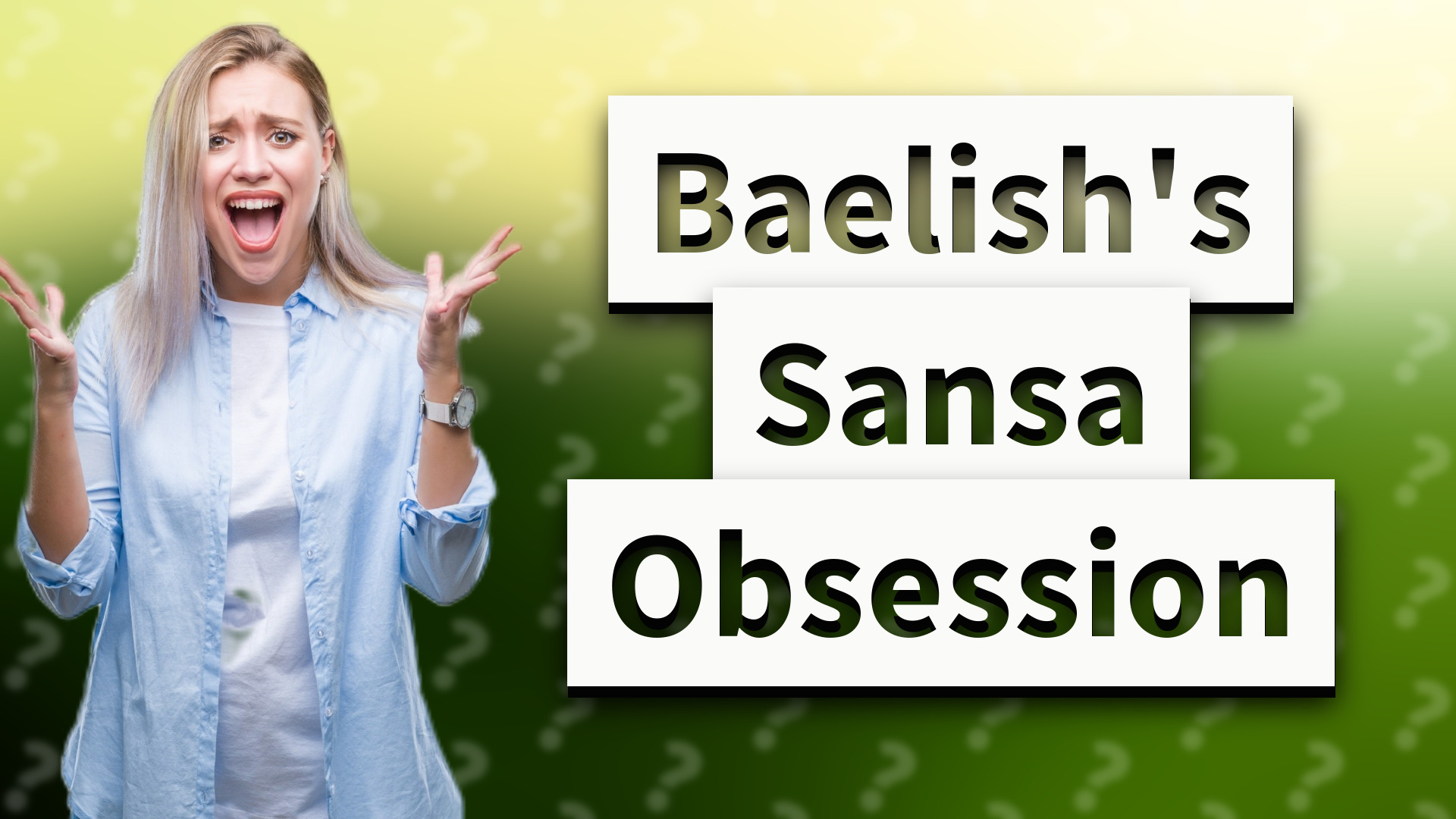 Baelish's Sansa Obsession