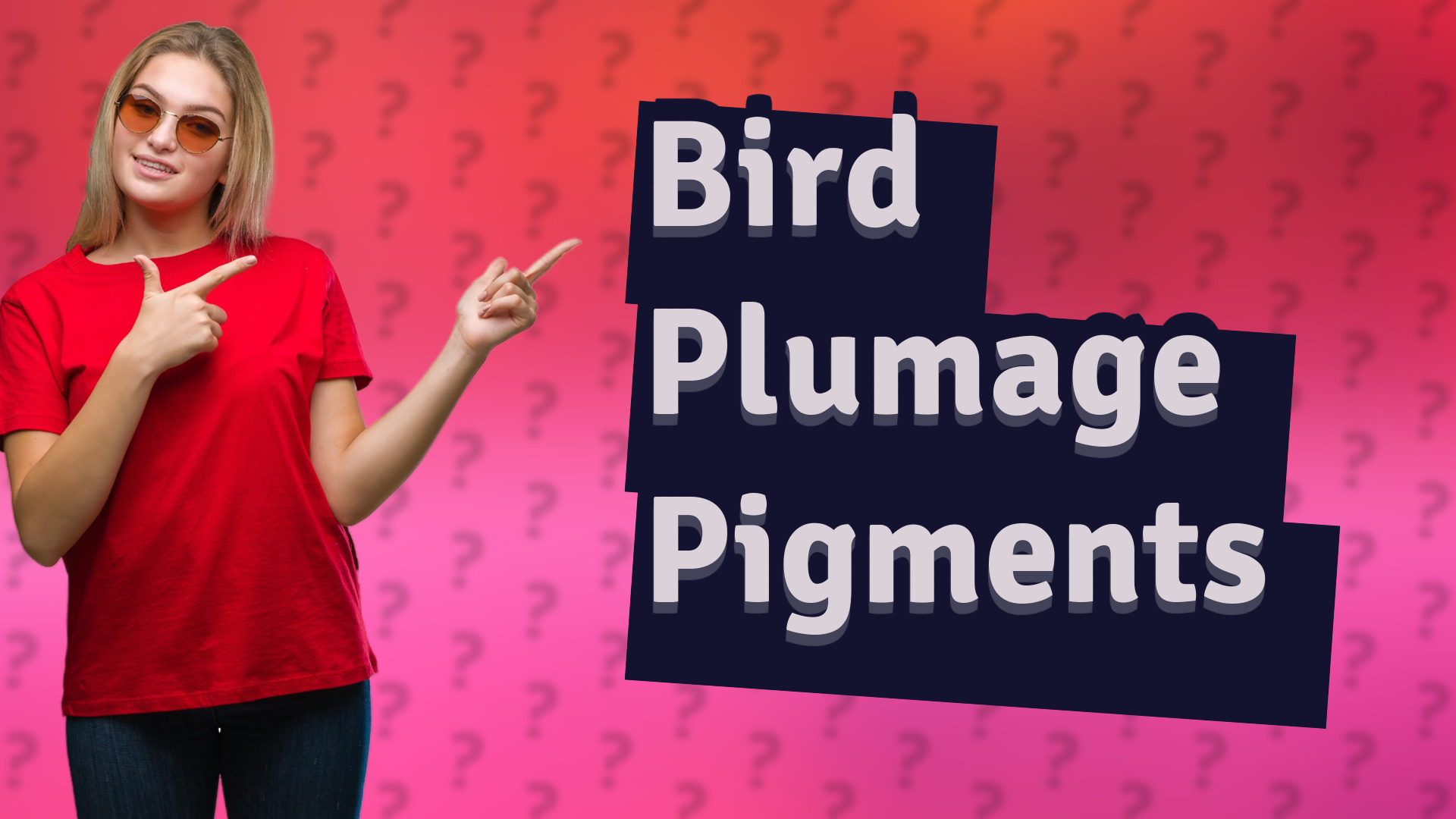 Bird Plumage Pigments