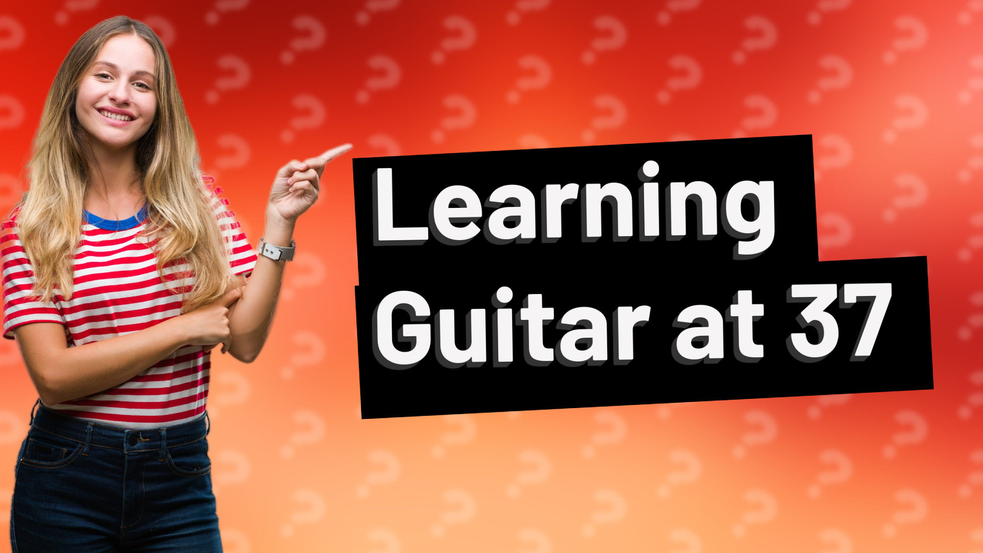 Learning Guitar at 37