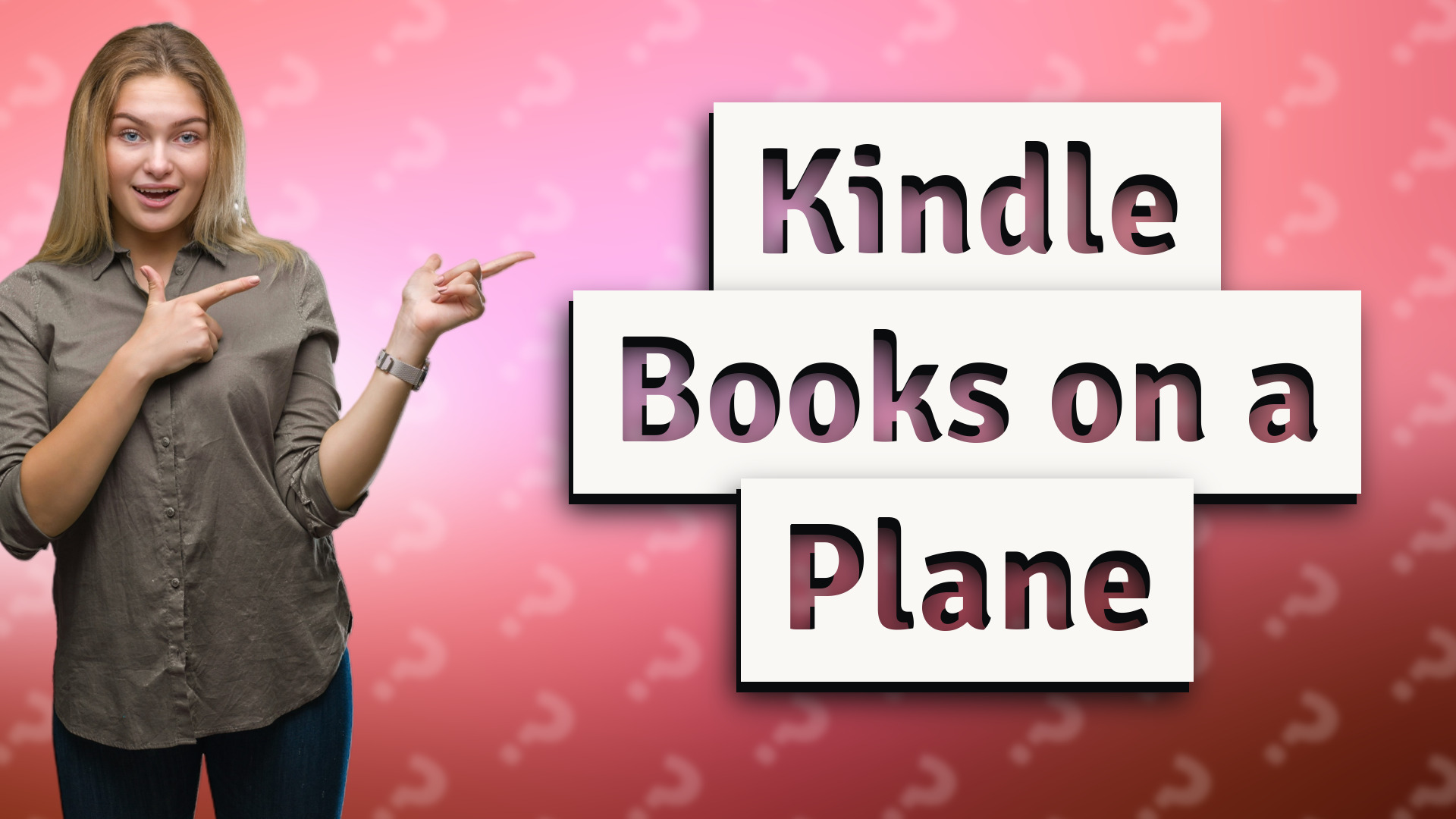 Kindle Books on a Plane