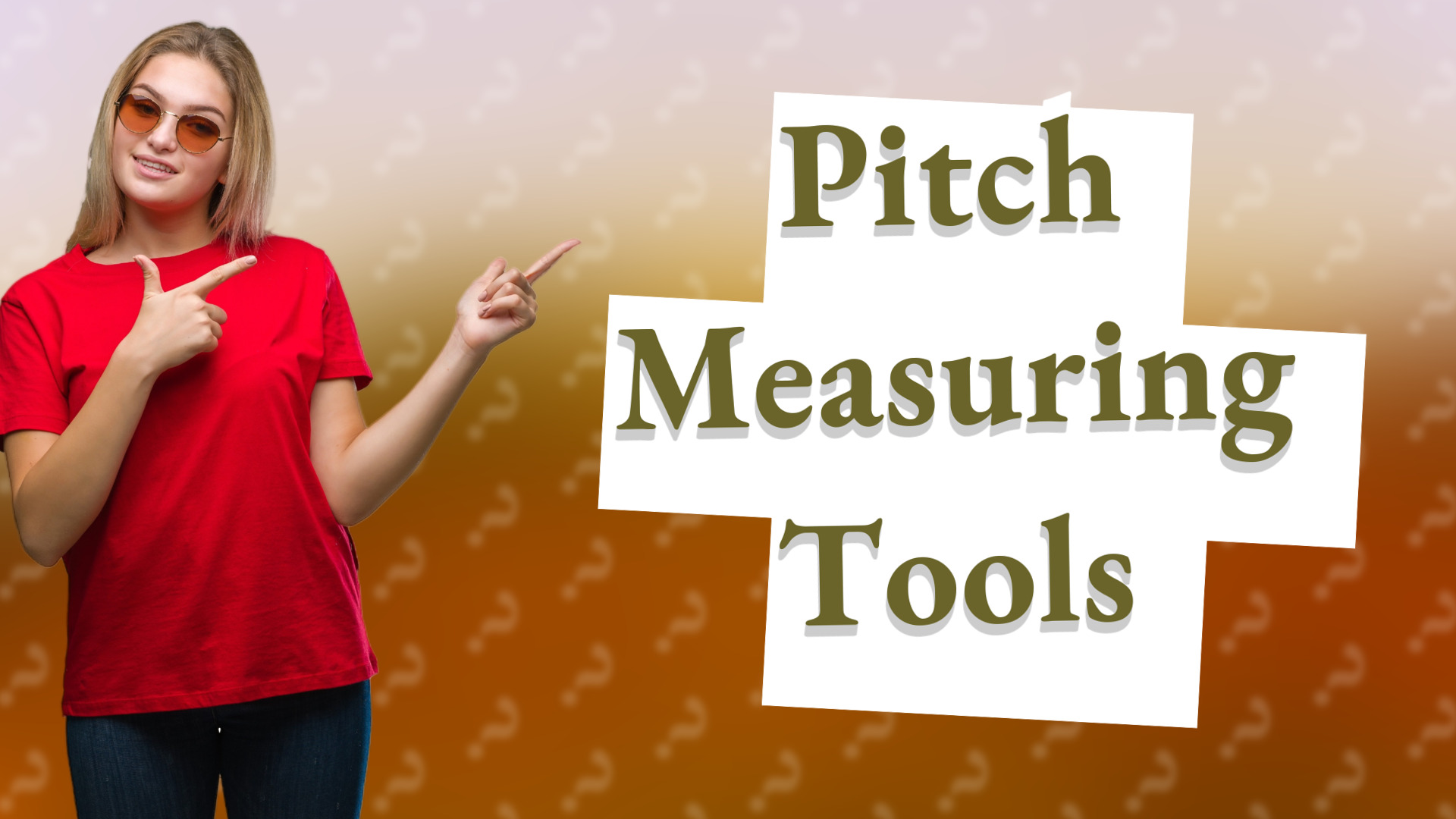 Pitch Measuring Tools