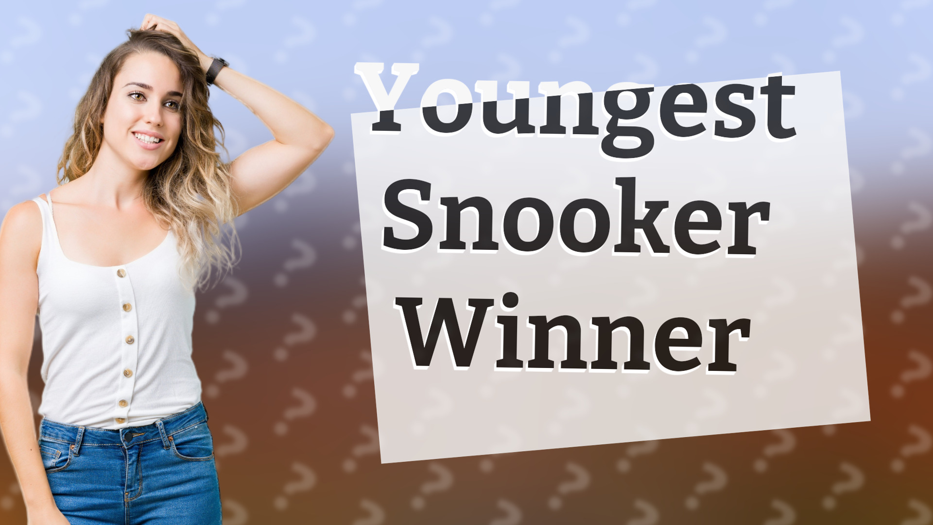 Youngest Snooker Winner