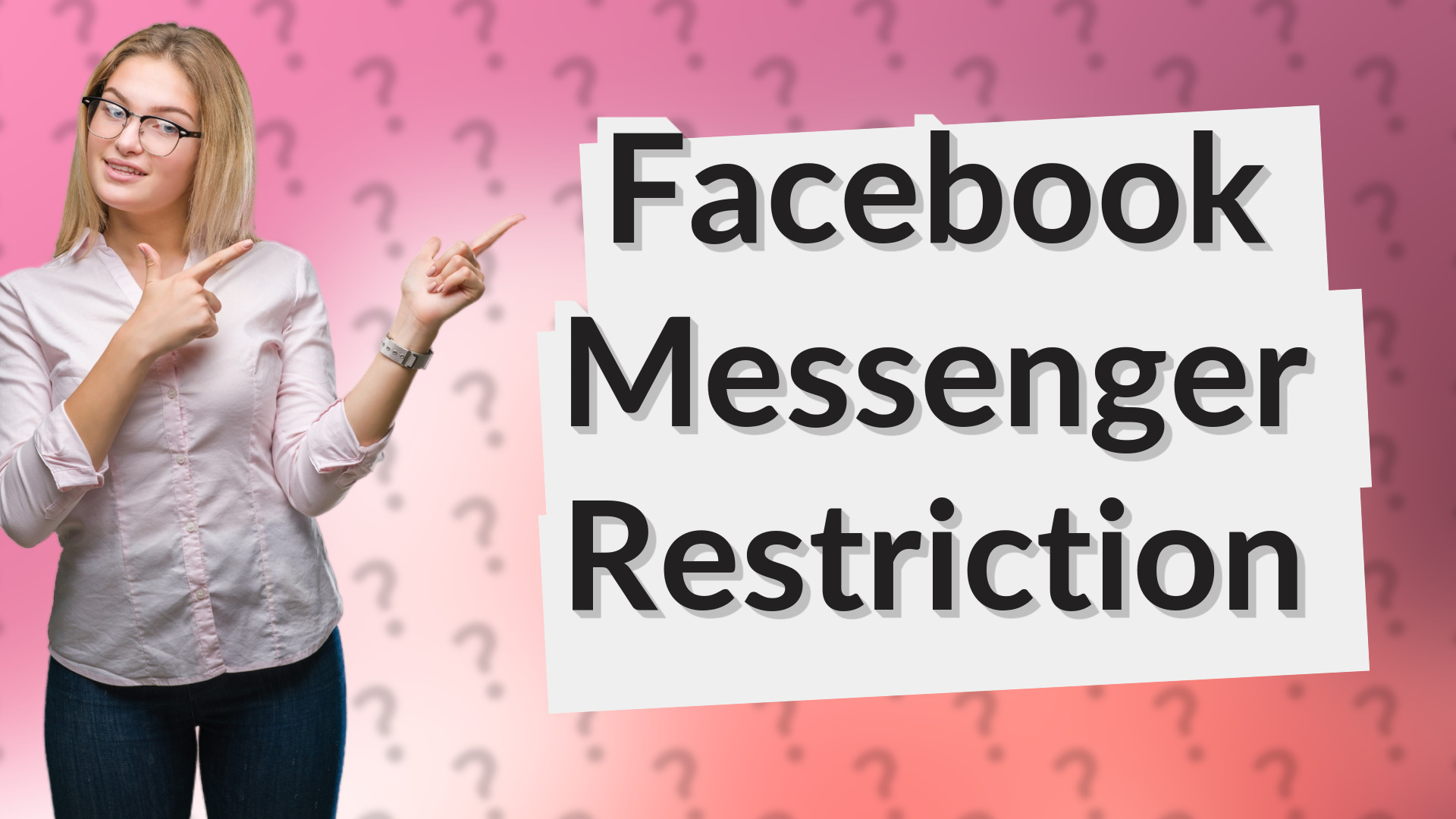Facebook Messenger Restriction