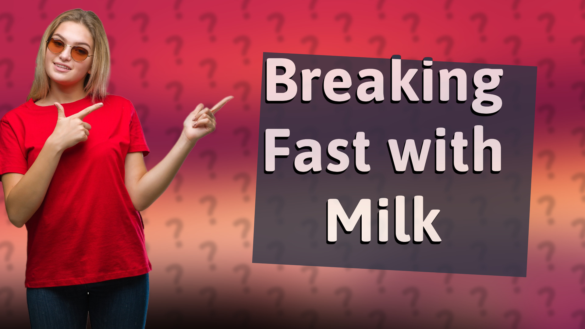 Breaking Fast with Milk