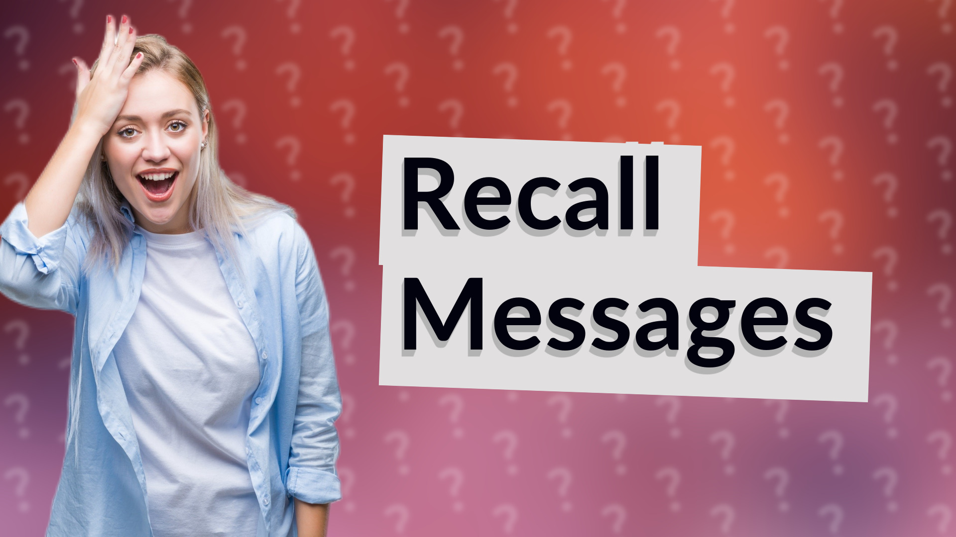 Recall Messages