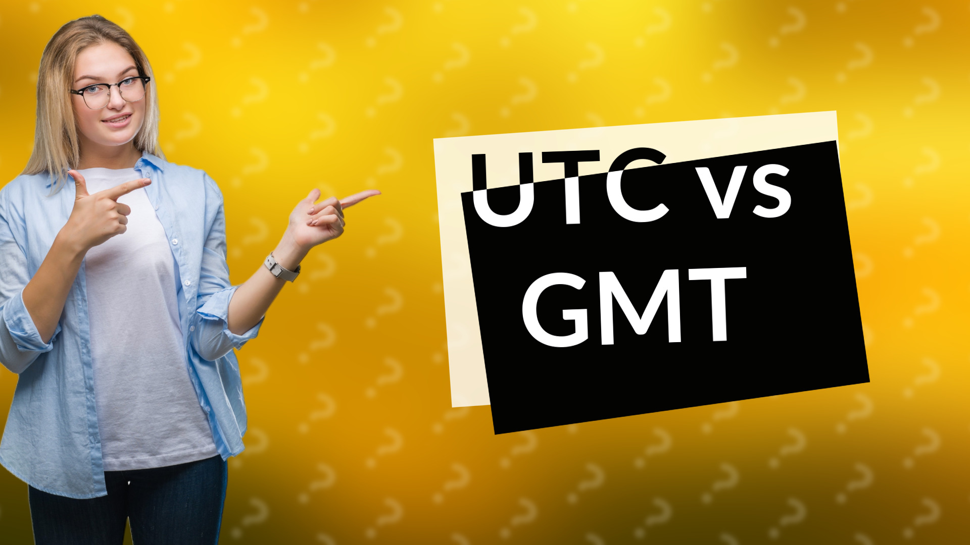 UTC vs GMT