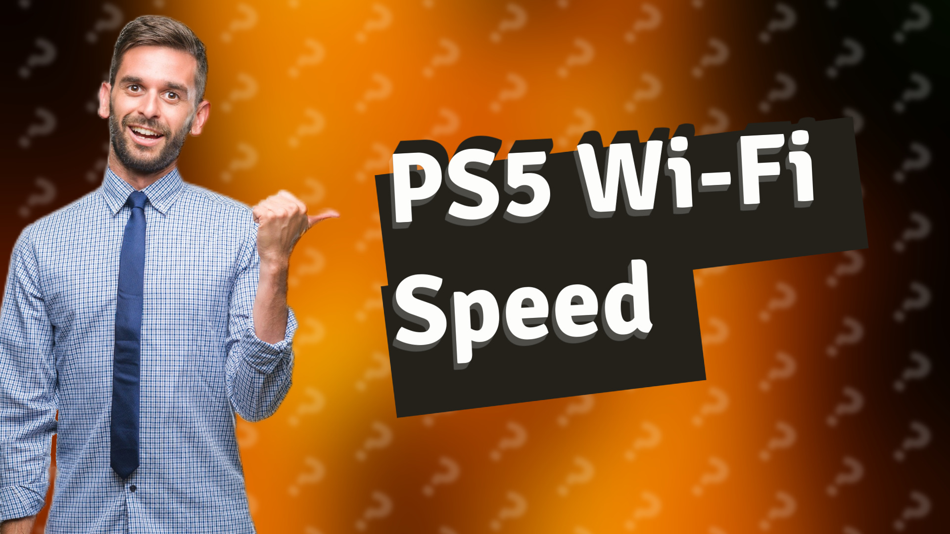 PS5 Wi-Fi Speed