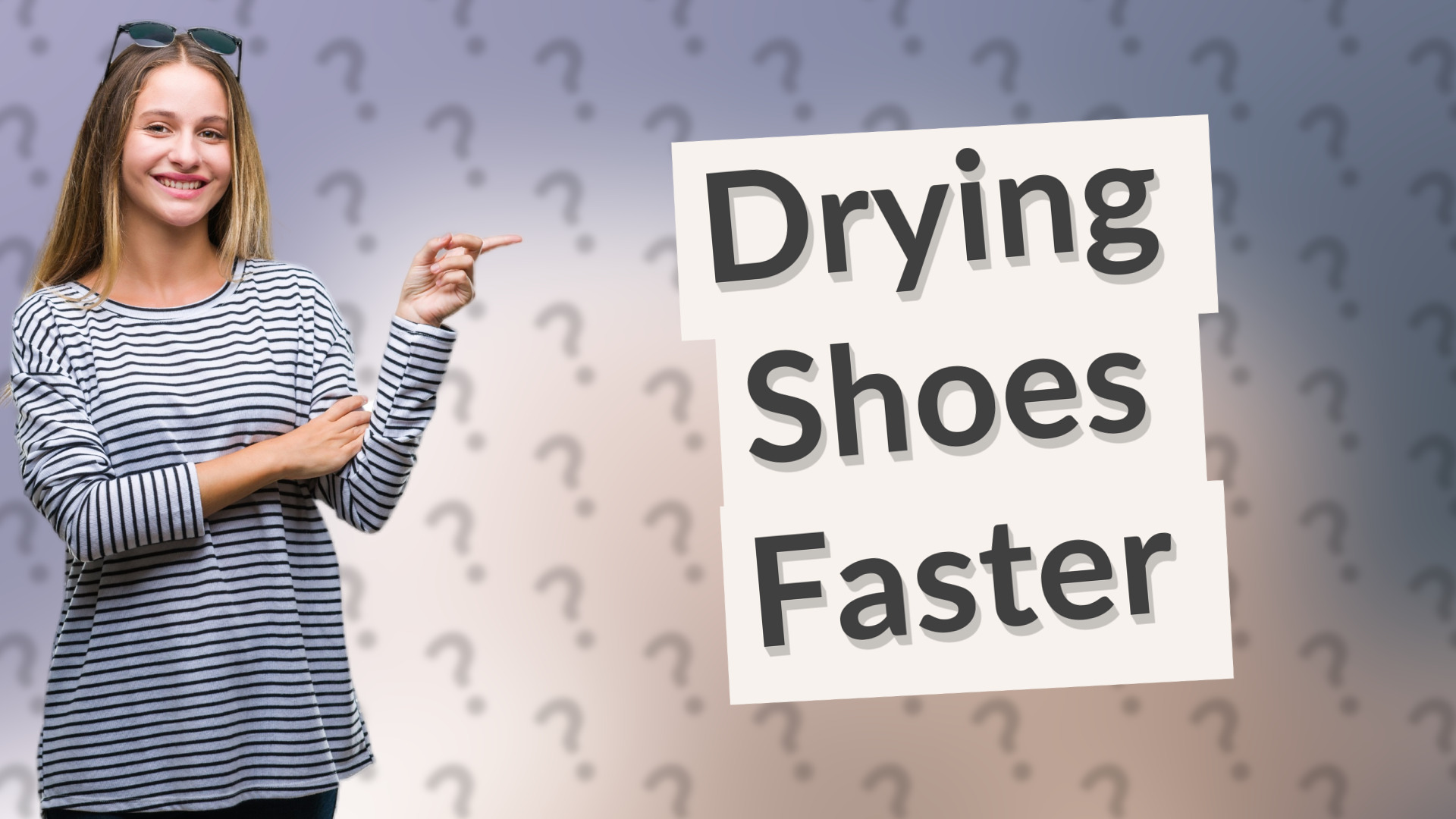 Drying Shoes Faster