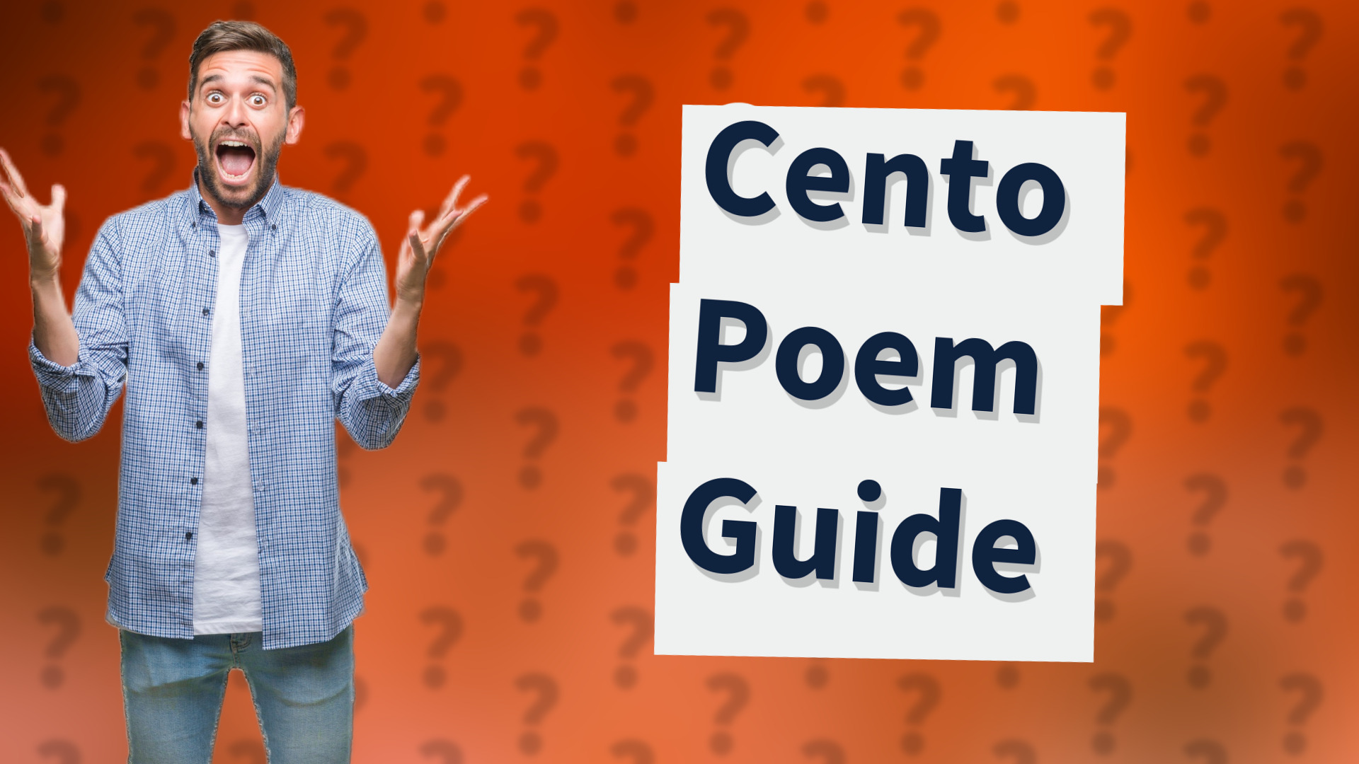 Cento Poem Guide