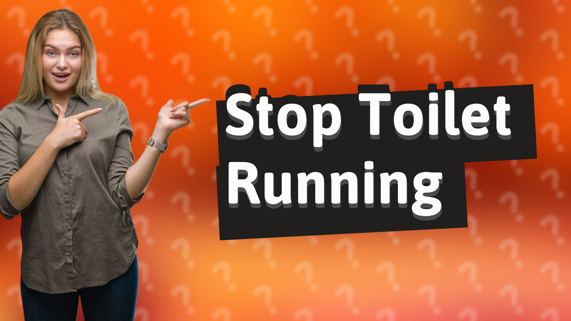 Stop Toilet Running