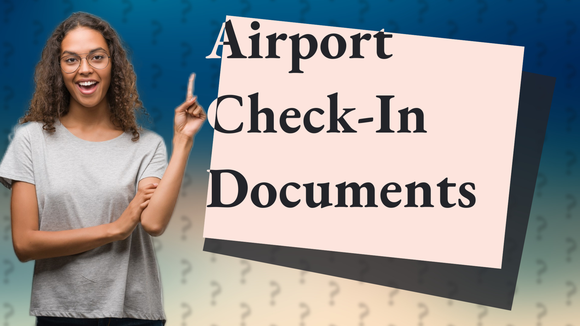 Airport Check-In Documents