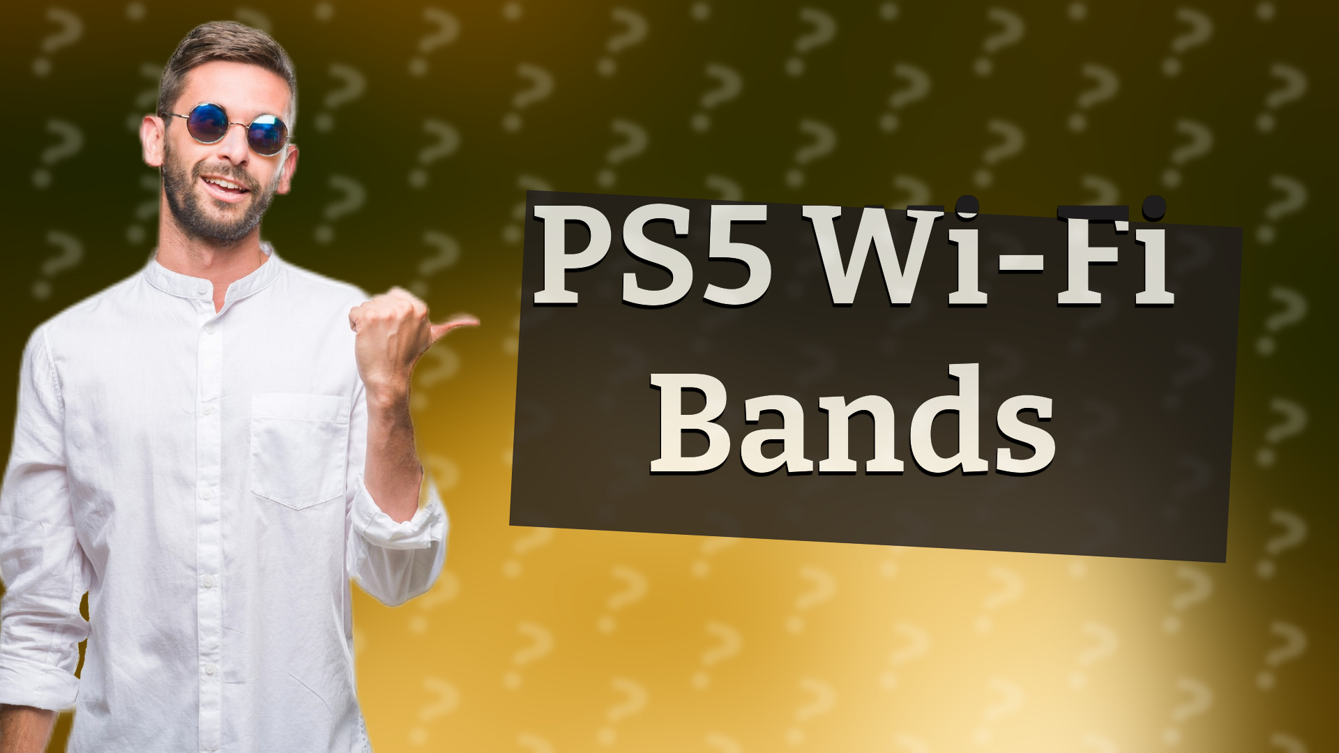 PS5 Wi-Fi Bands