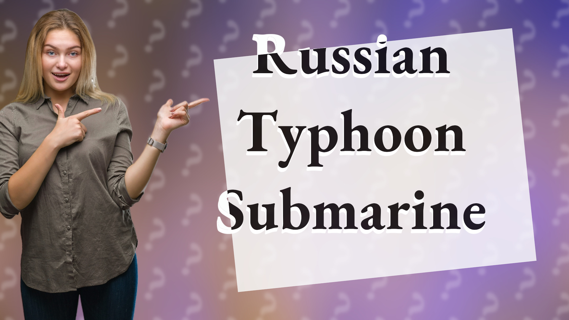 Russian Typhoon Submarine
