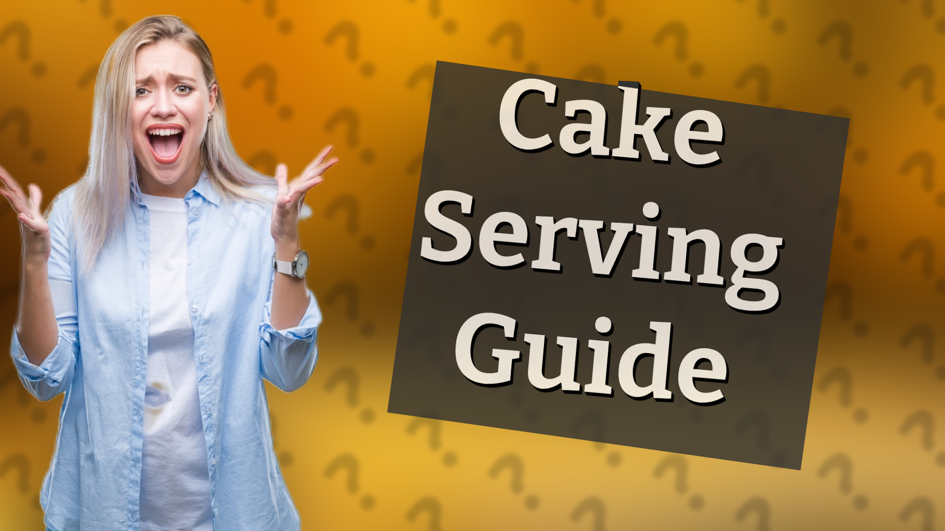 Cake Serving Guide