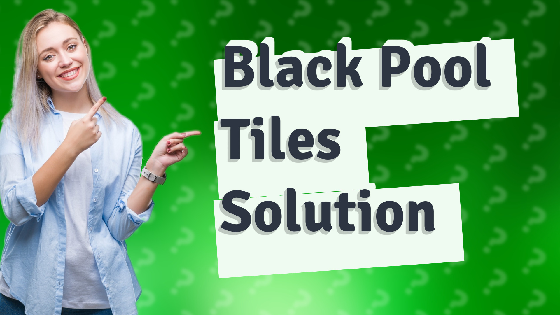Black Pool Tiles Solution