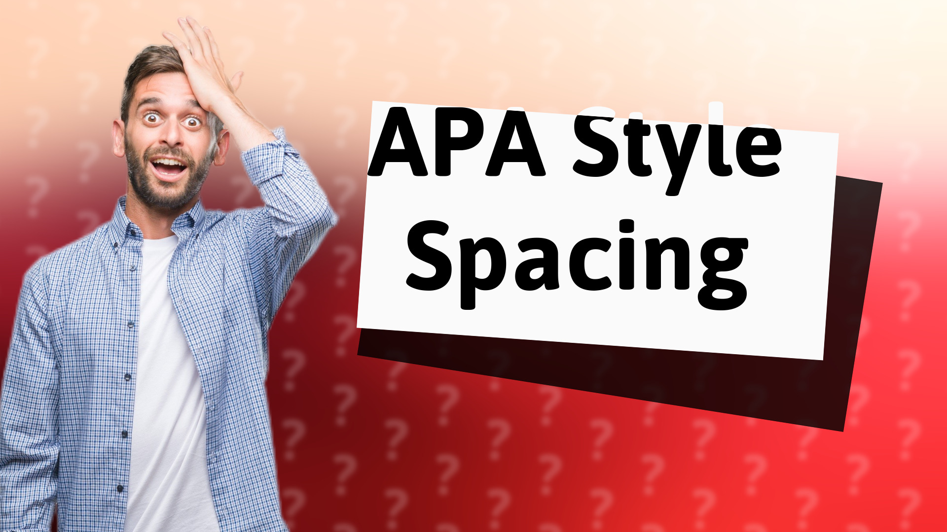 APA Style Spacing