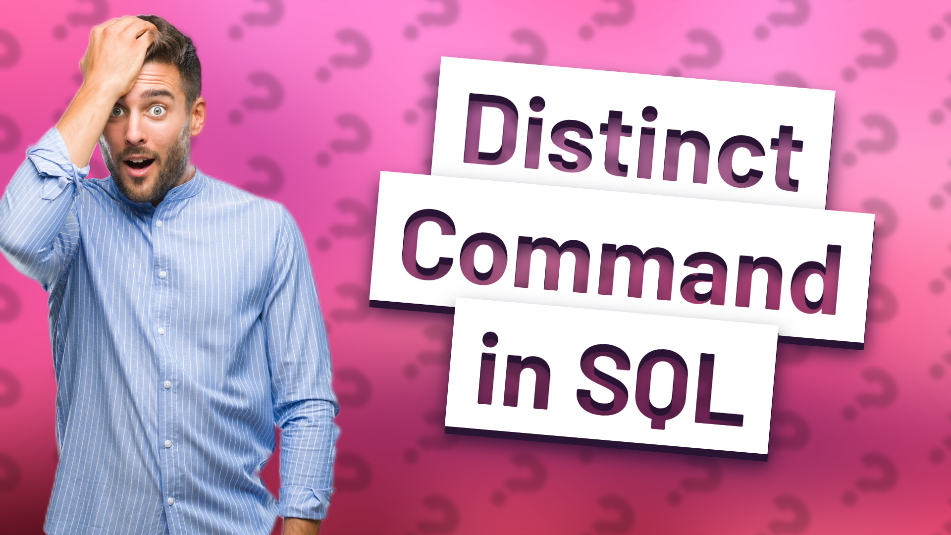 Distinct Command in SQL