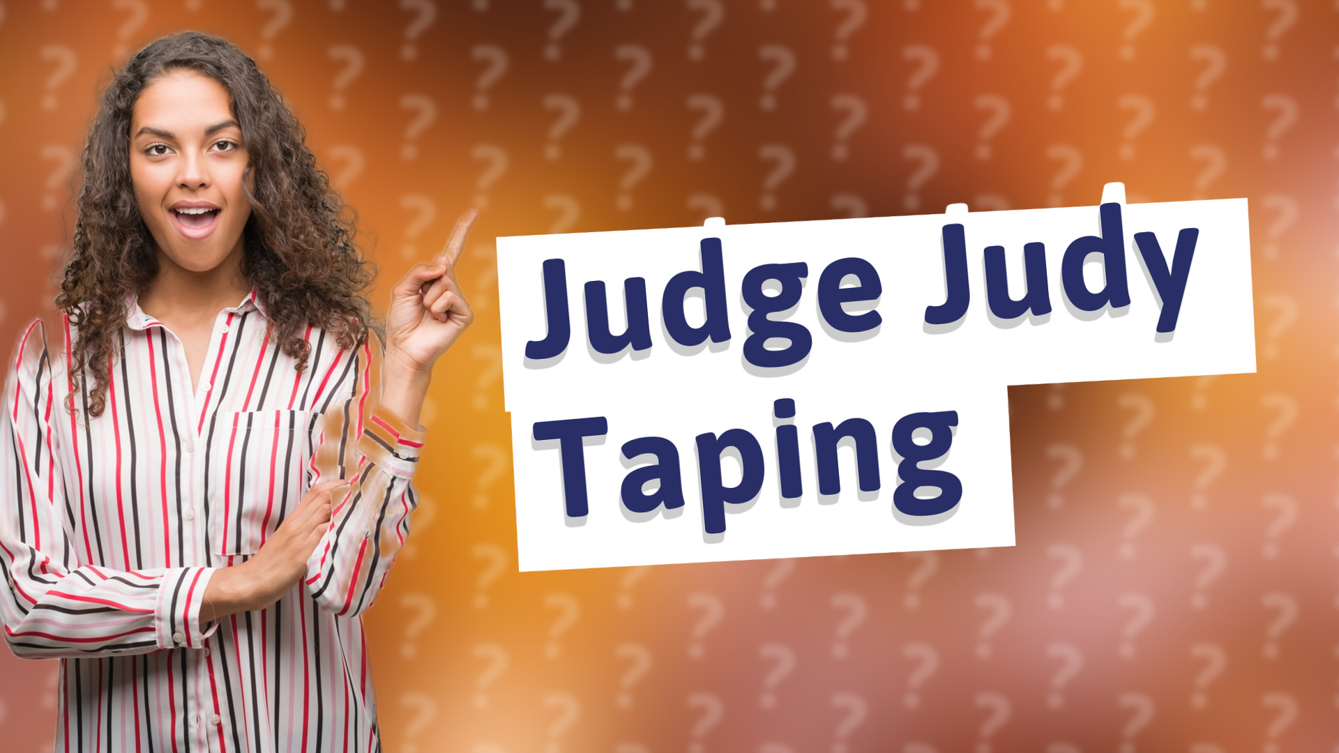 Judge Judy Taping