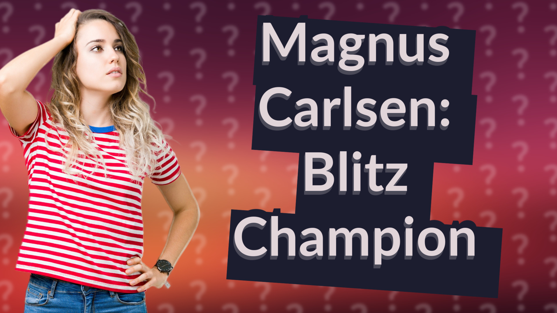 Magnus Carlsen: Blitz Champion