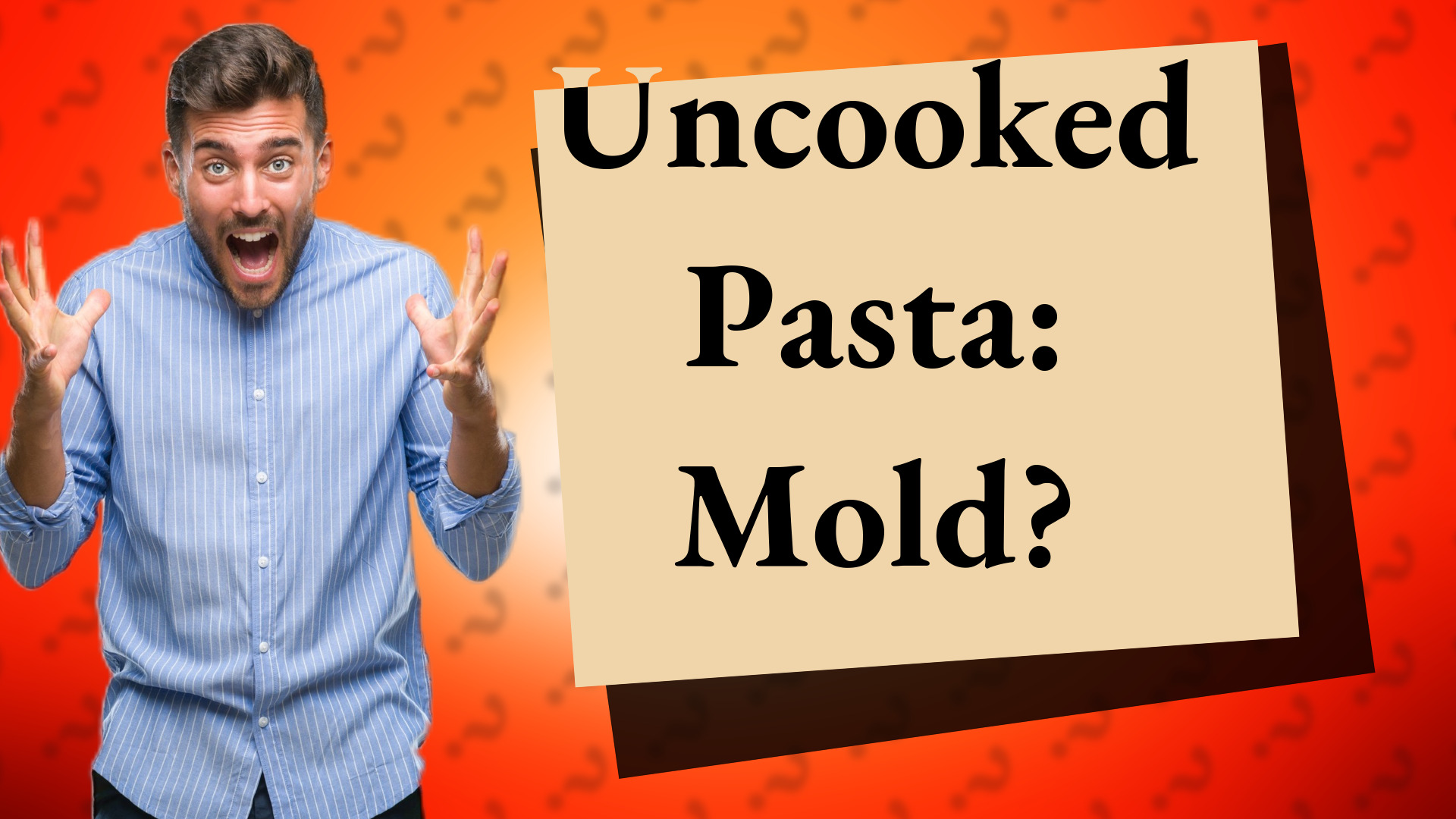 Uncooked Pasta: Mold?