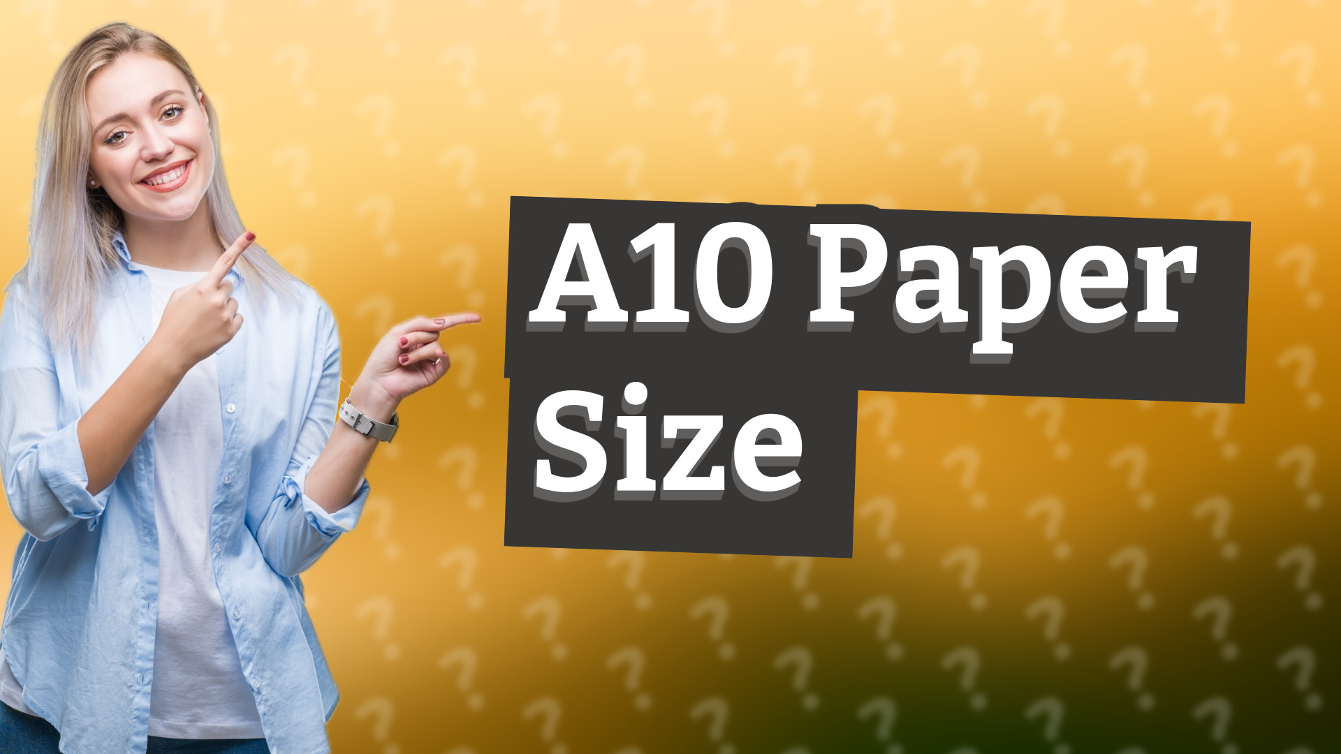 A10 Paper Size
