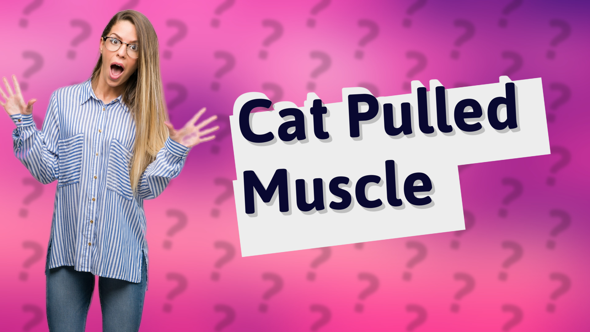 Cat Pulled Muscle