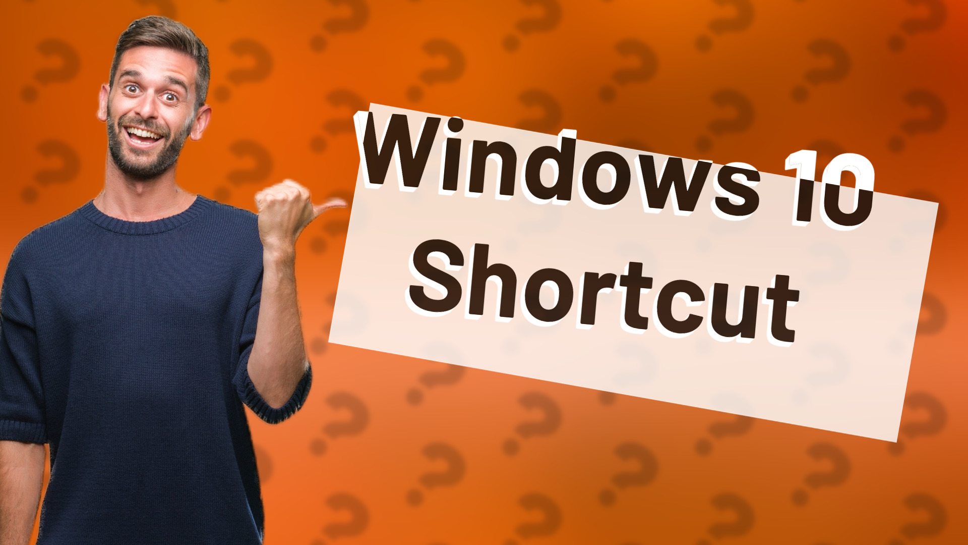 Windows 10 Shortcut