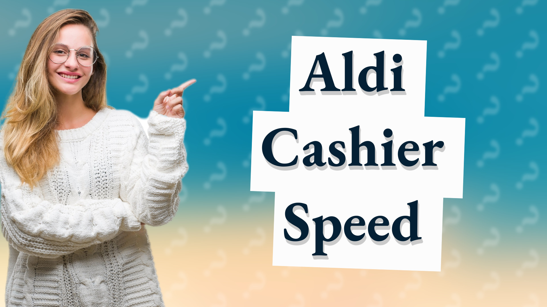 Aldi Cashier Speed