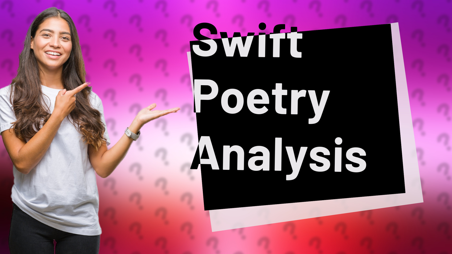 Swift Poetry Analysis