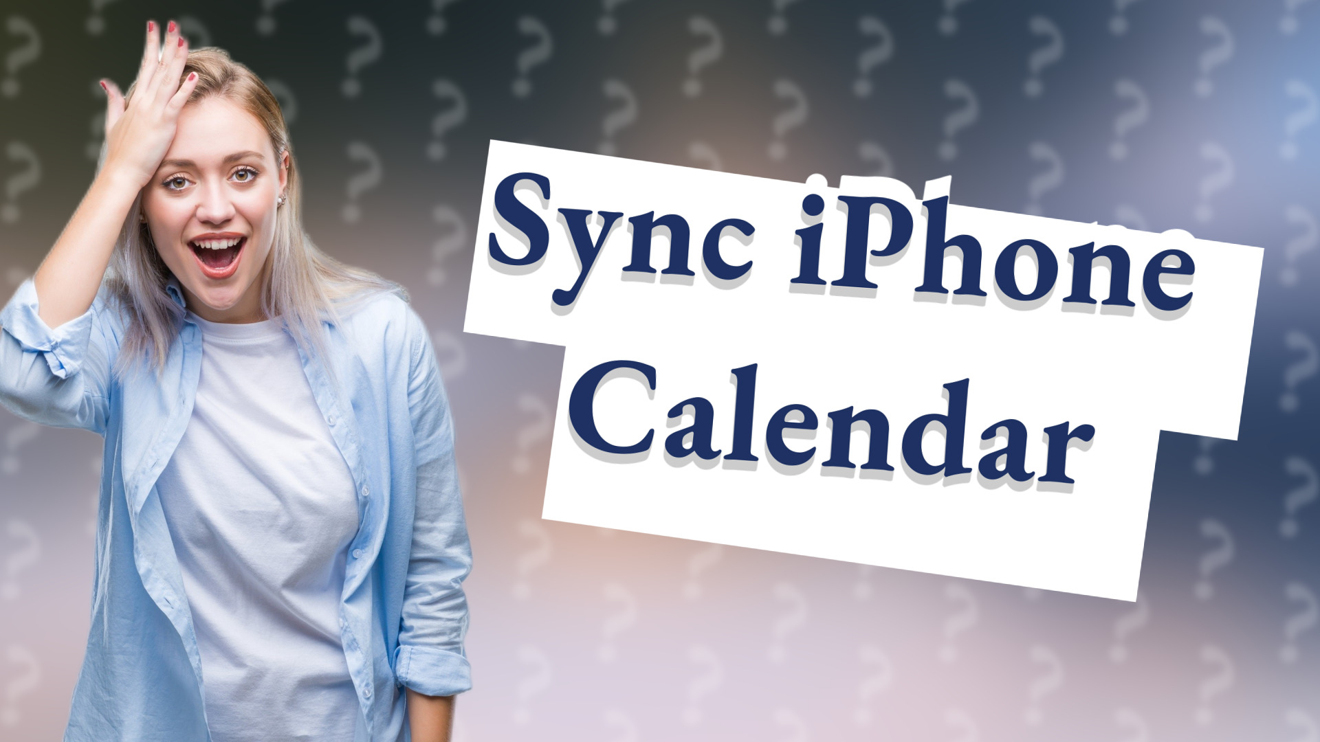 Sync iPhone Calendar