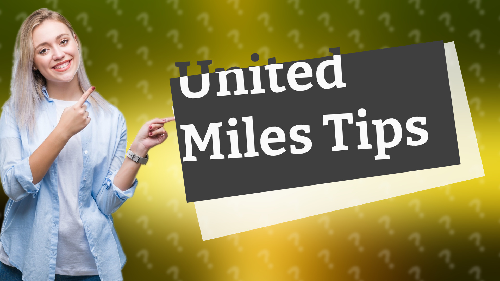 United Miles Tips