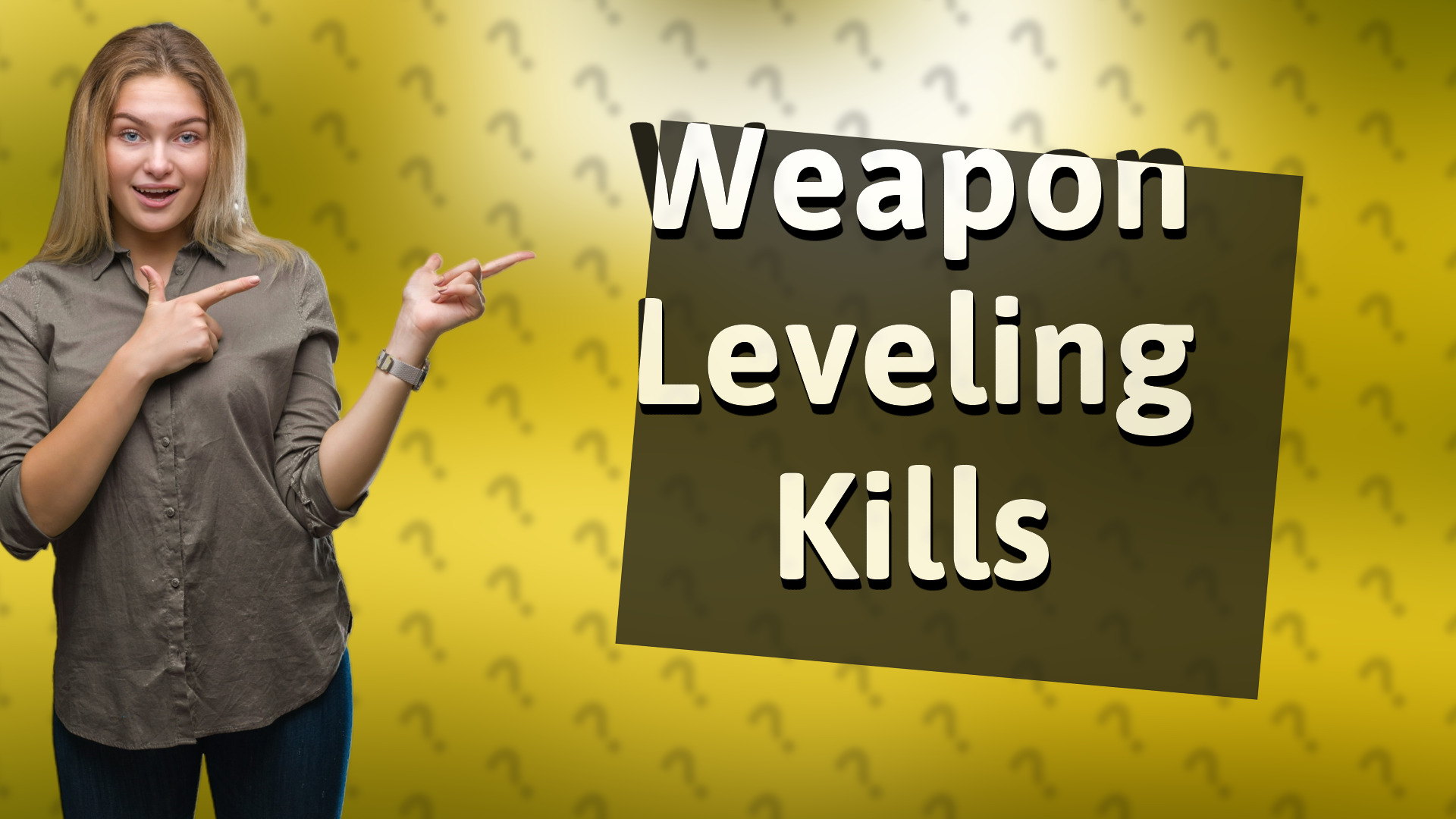 Weapon Leveling Kills