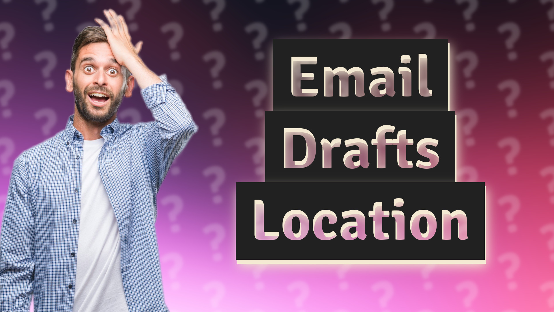 Email Drafts Location