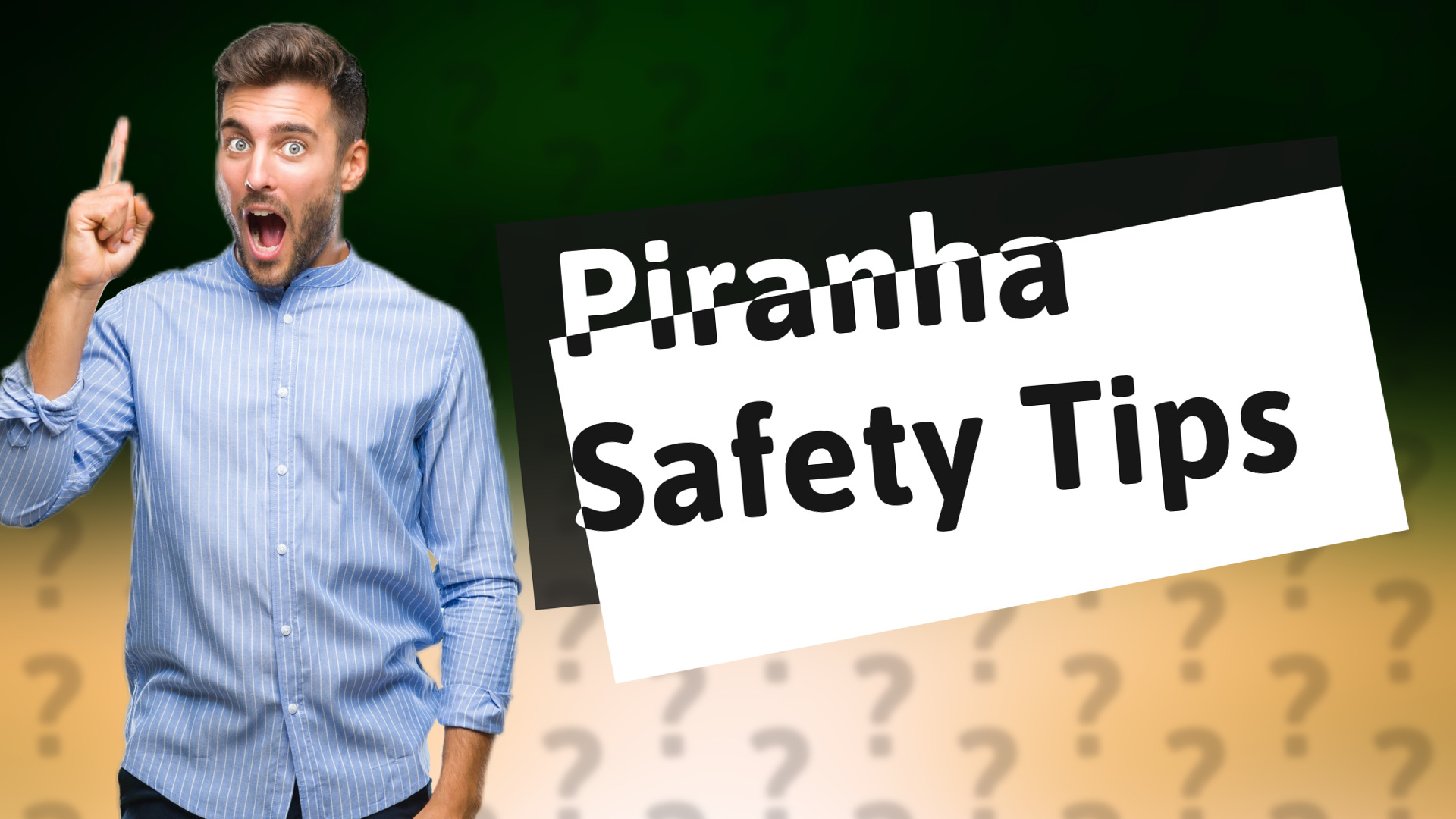 Piranha Safety Tips