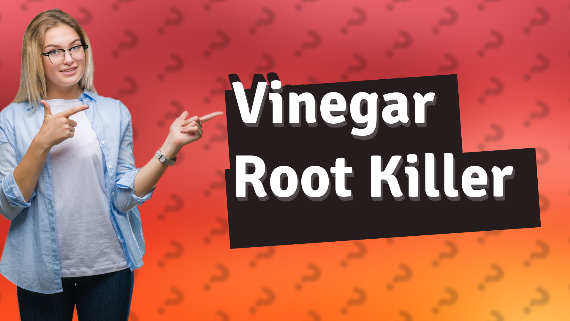 Vinegar Root Killer