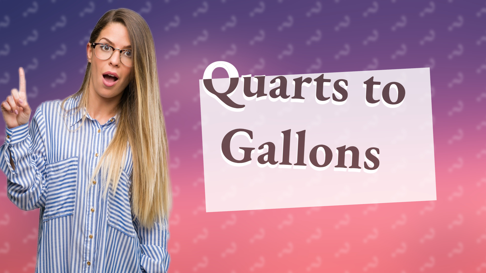 Quarts to Gallons