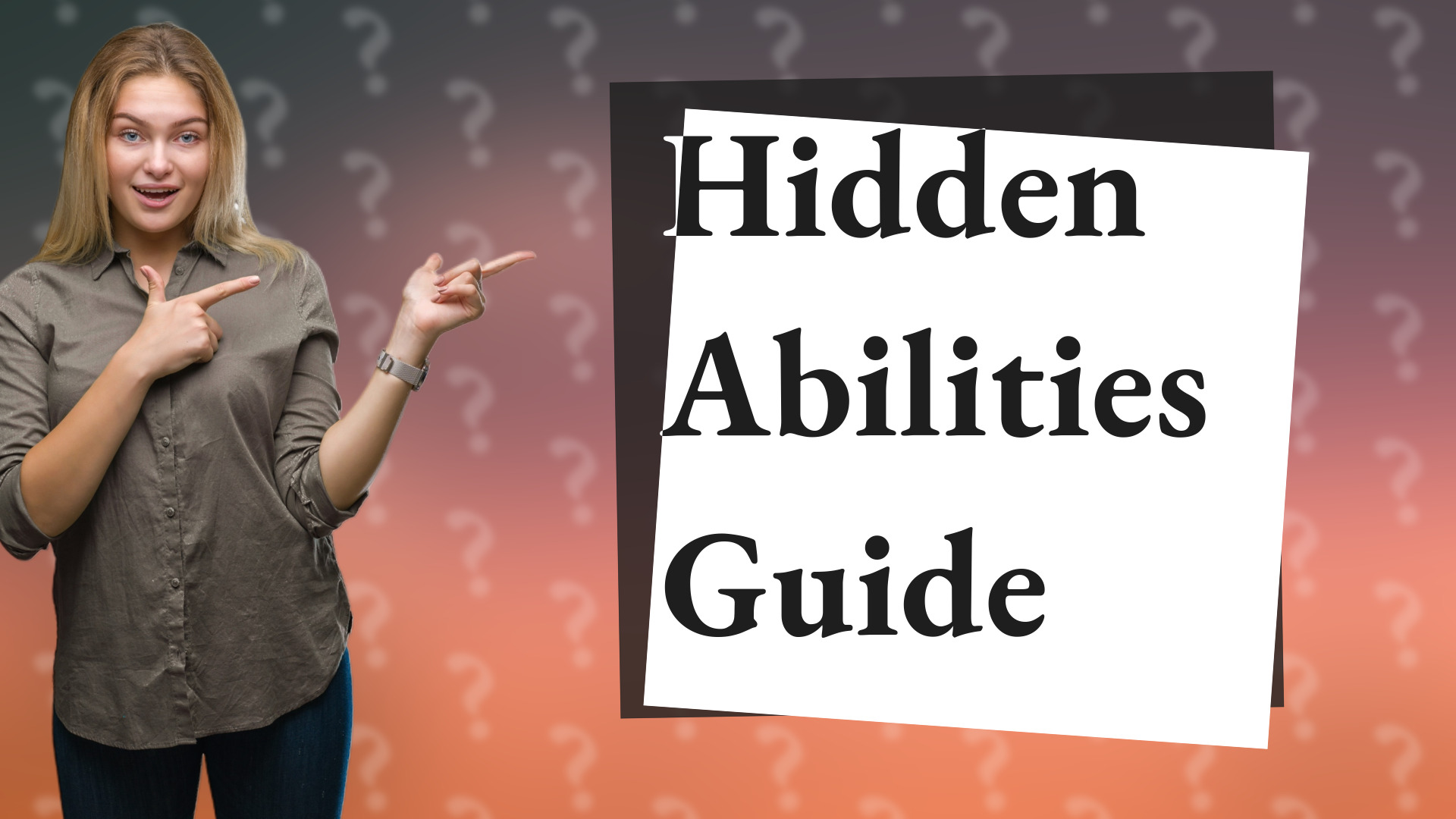 Hidden Abilities Guide