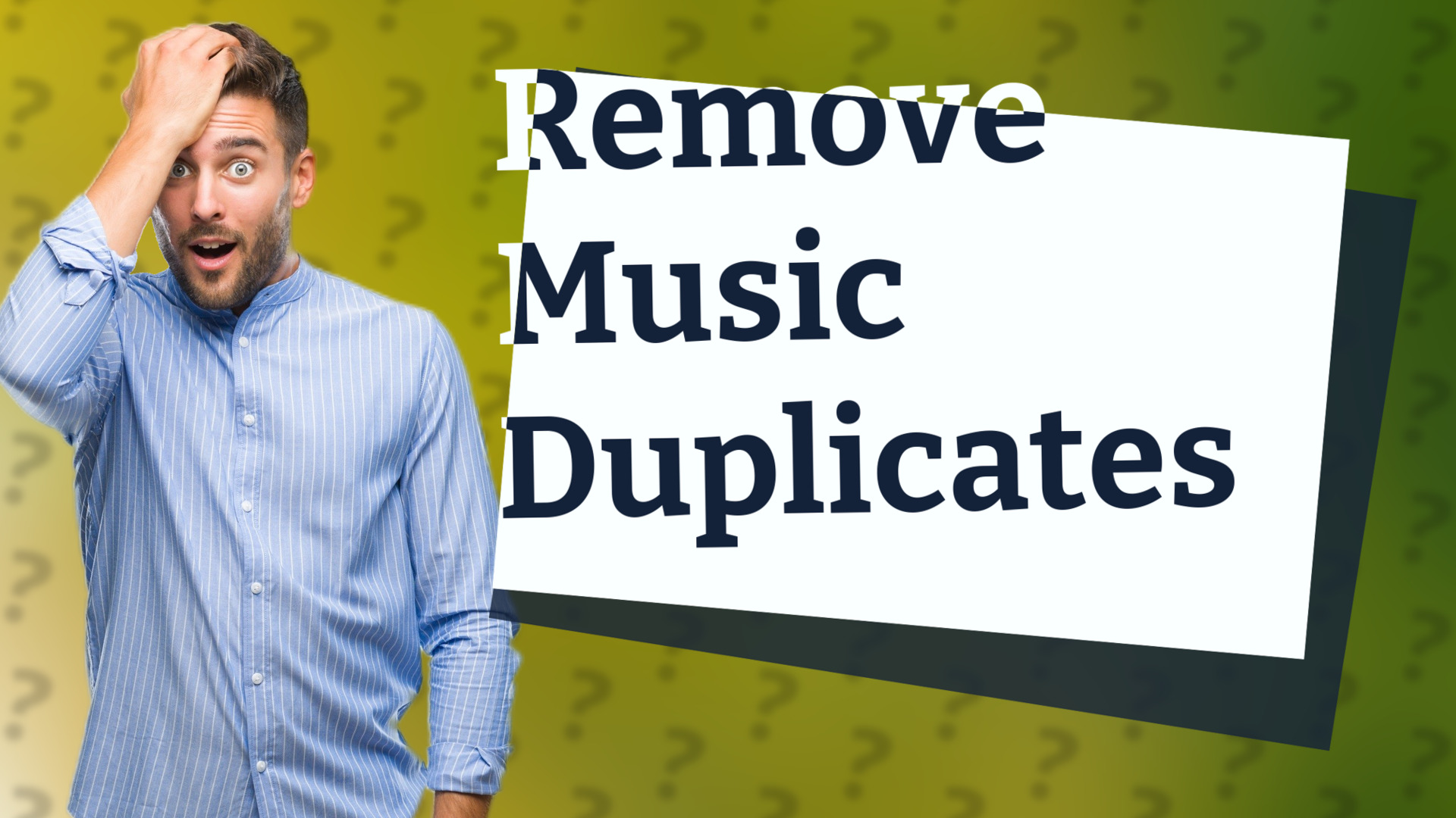 Remove Music Duplicates
