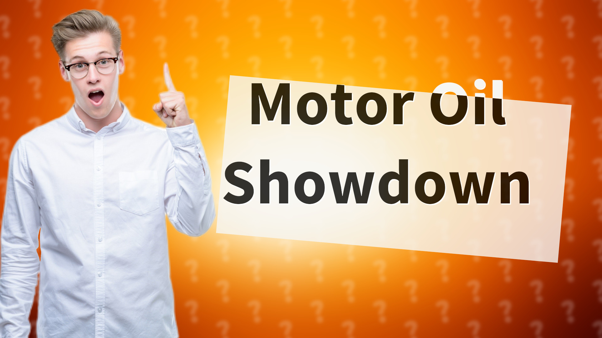 Motor Oil Showdown
