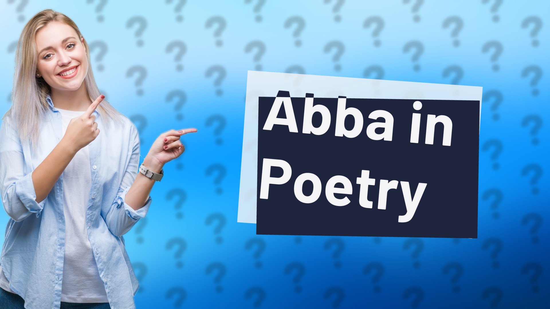 Abba in Poetry
