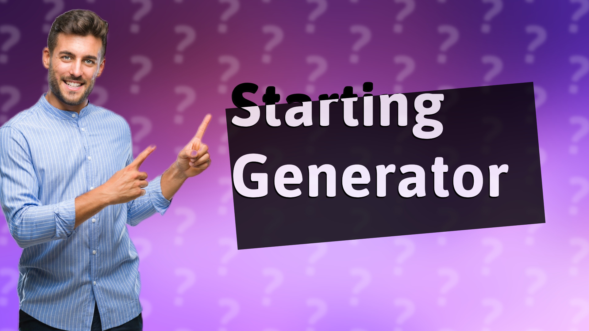 Starting Generator