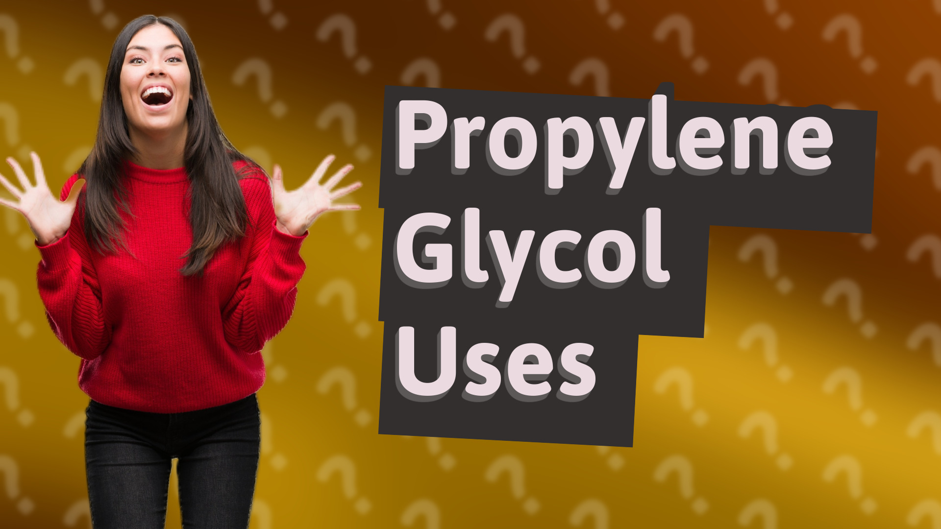 Propylene Glycol Uses